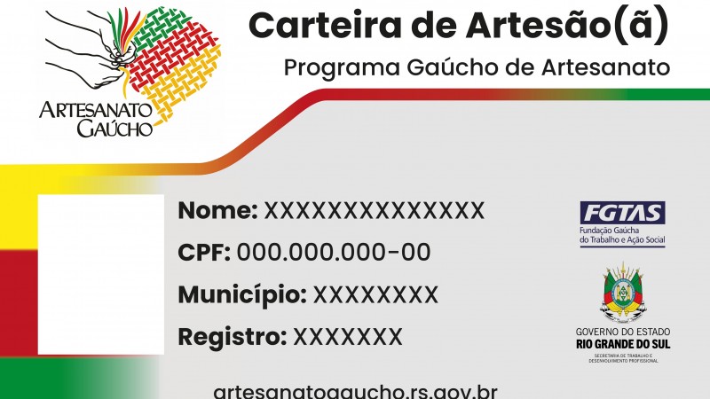 NOVA CARTEIRA ARTESÃO frente